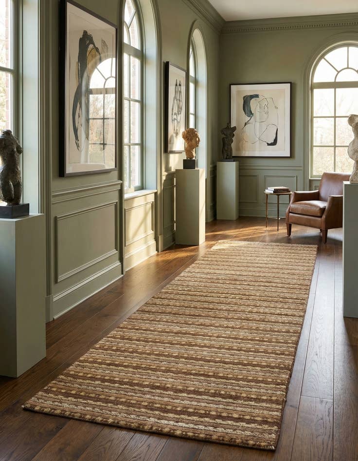 Detail image of 2' 6 x 7' 10 Juma Wool Runner Rug