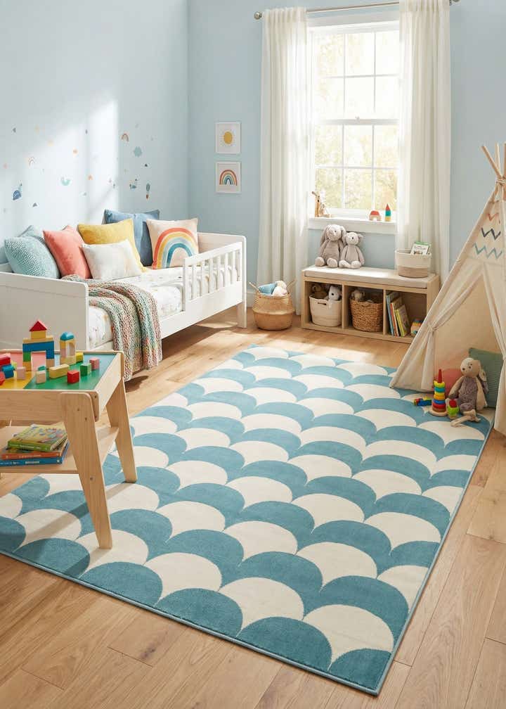 5' 3 x 8' Whimsy Kids Rug