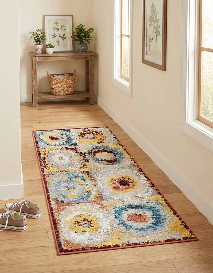 Detail image of 2' x 4' 1 Kamala Washable Runner Rug