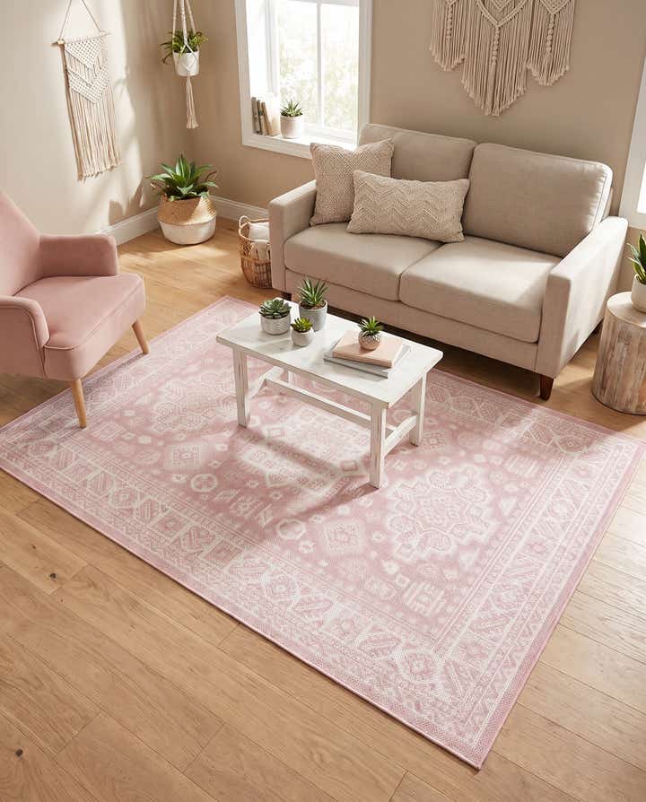 4' x 6' Easy-Clean Aztec Indoor / Outdoor Rug