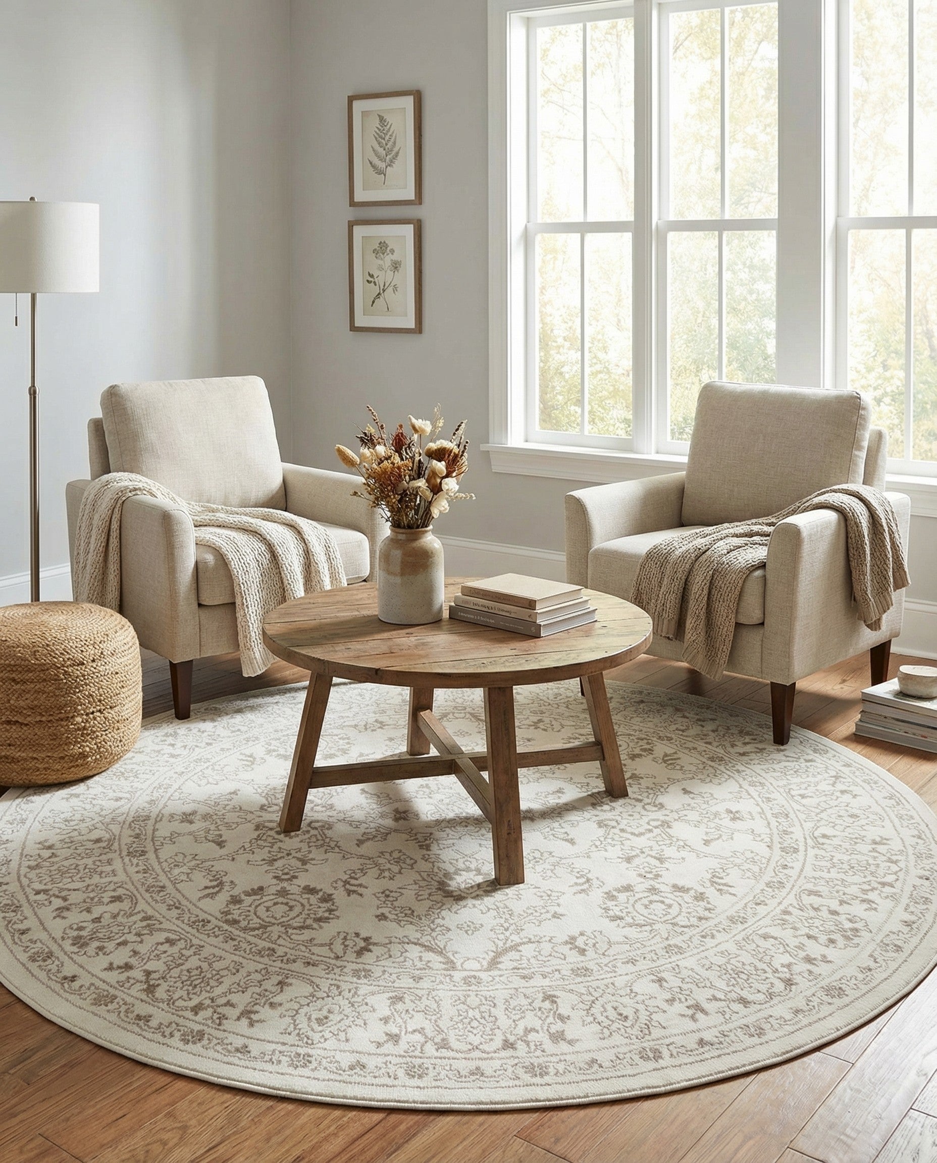 6' 1 x 6' 1 Charlotte Round Rug