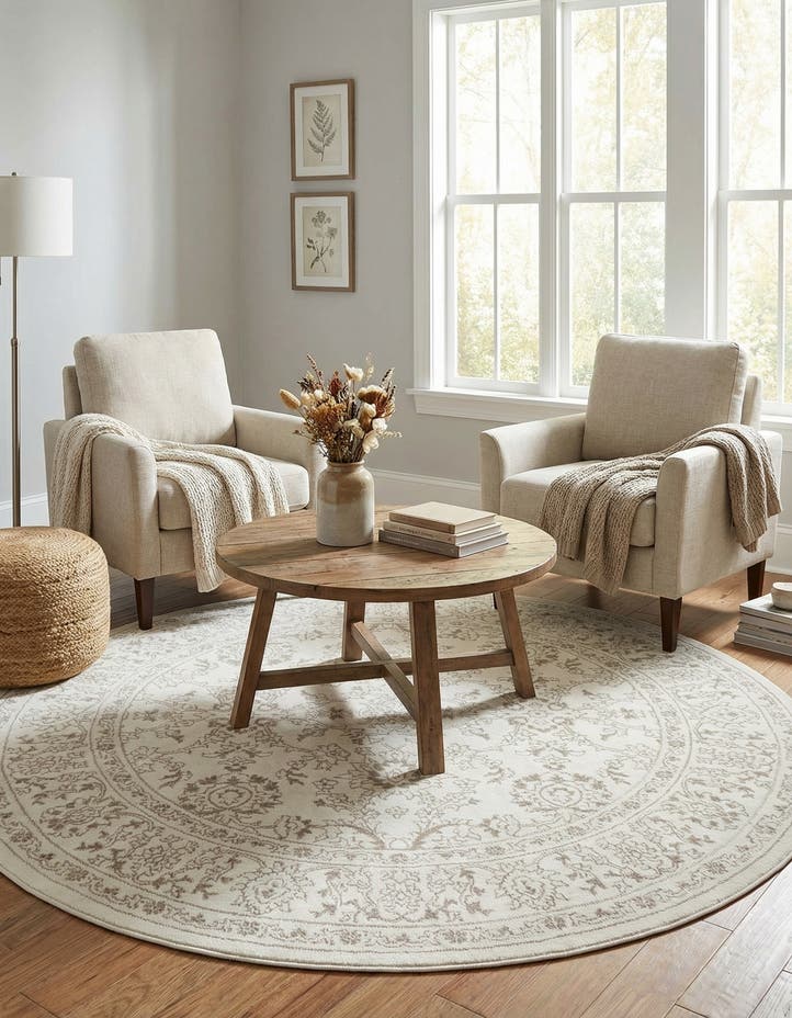 6' 1 x 6' 1 Charlotte Round Rug