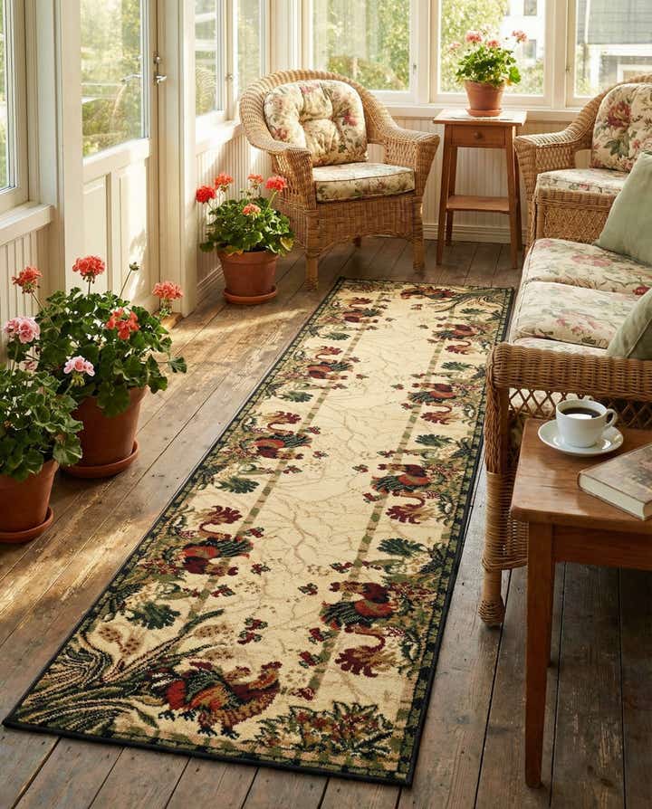 2' x 8' Pastoral Runner Rug