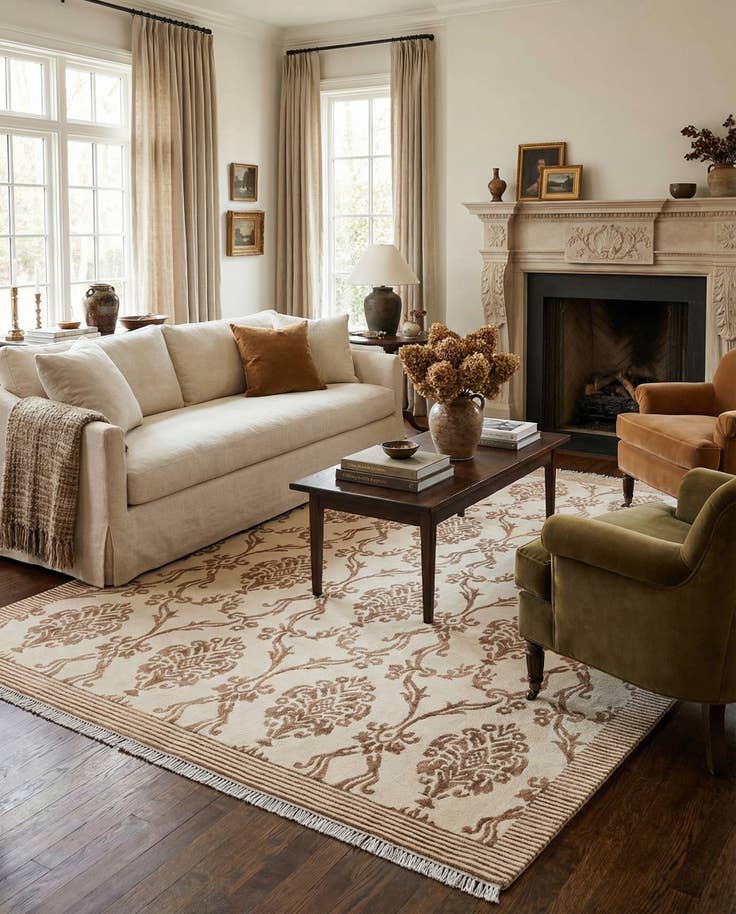 Detail image of 5' 9 x 8' Darya Rug