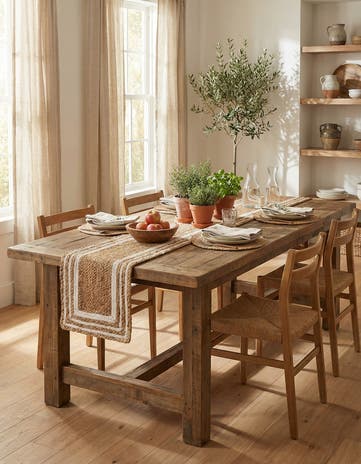 1' 2 x 6' 1 Handmade Braided Jute Table Runner Rug