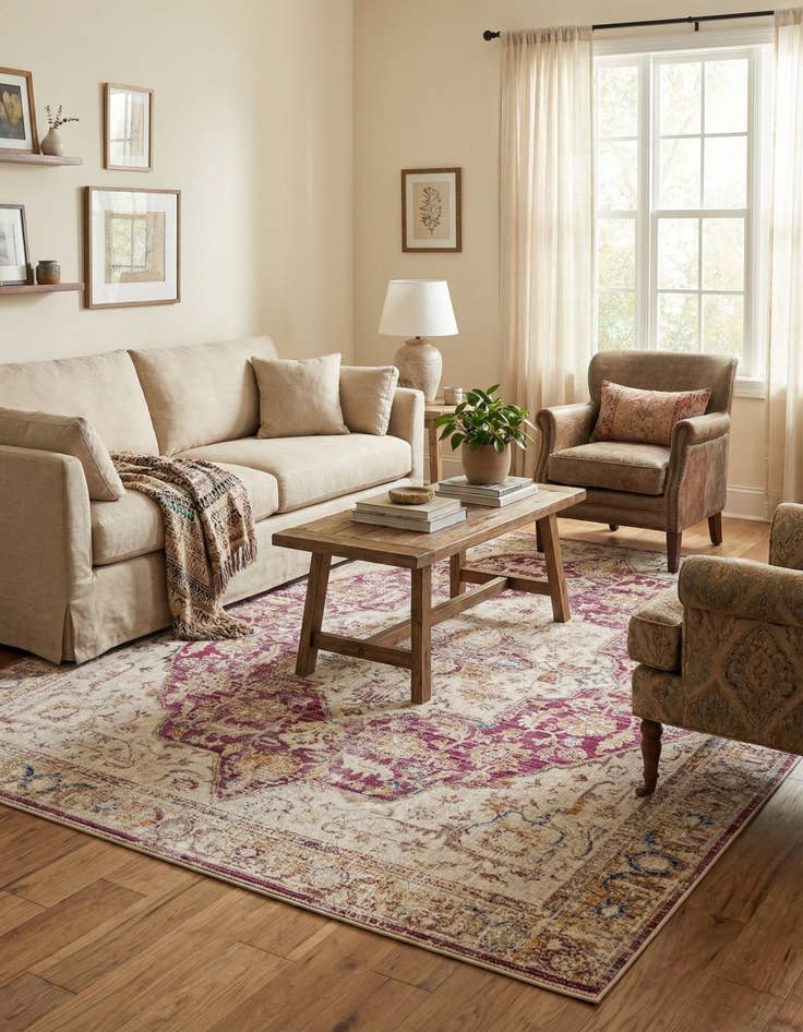 Detail image of 7' 10 x 9' 8 Deepa Rug