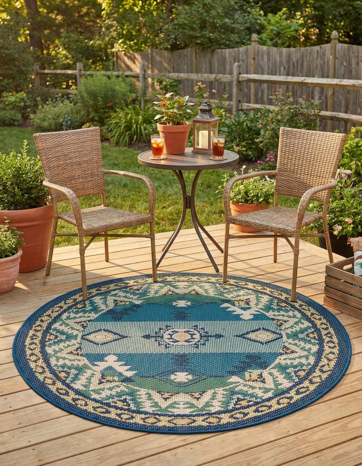 4' x 4' Easy-Clean Baja Indoor / Outdoor R...
