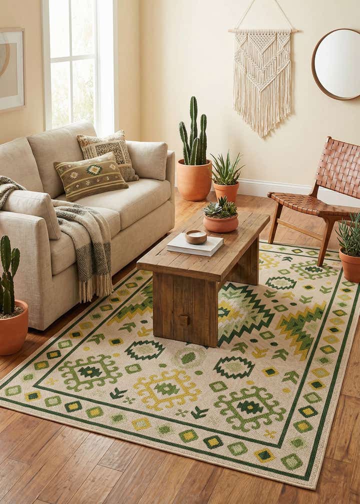 6' x 9' Easy-Clean Baja Indoor / Outdoor Rug