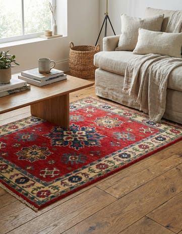 2' 10 x 4' Hand Knotted Kazak Rug