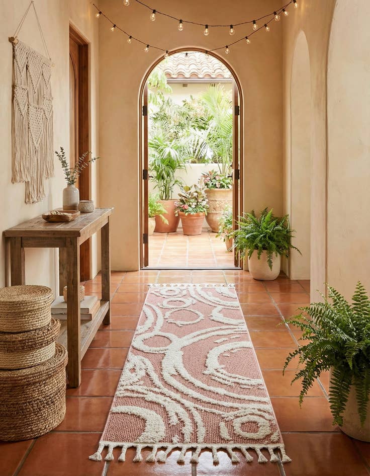 Detail image of  2' x 6' Boho Runner Rug