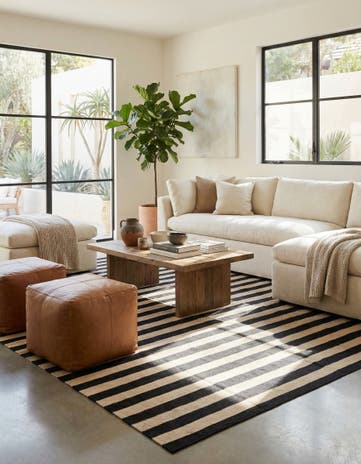 8' 2 x 9' 10 Hand Woven Kilim Modern Wool Rug