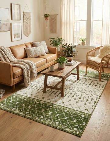 4' x 6' Moroccan Trellis Rug