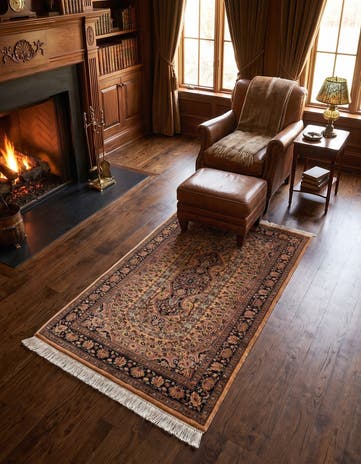 3' x 5' 5 Hand Knotted Bokhara Wool Rug