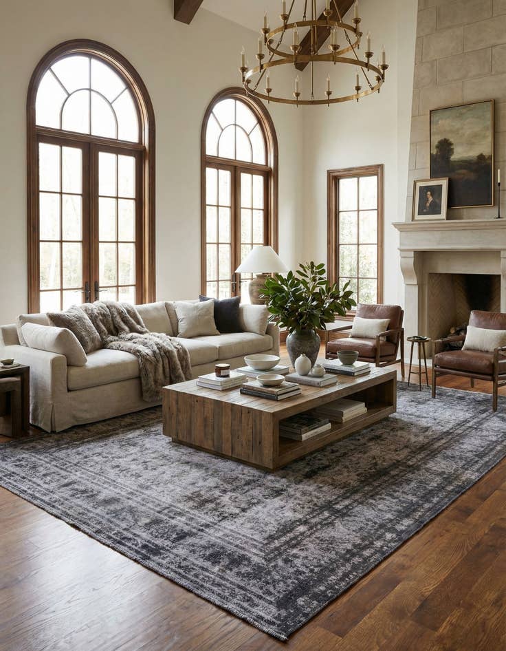 Detail image of  9' 6 x 12' 8  Hand Knotted Ultra Vintage Persian Wool Rug