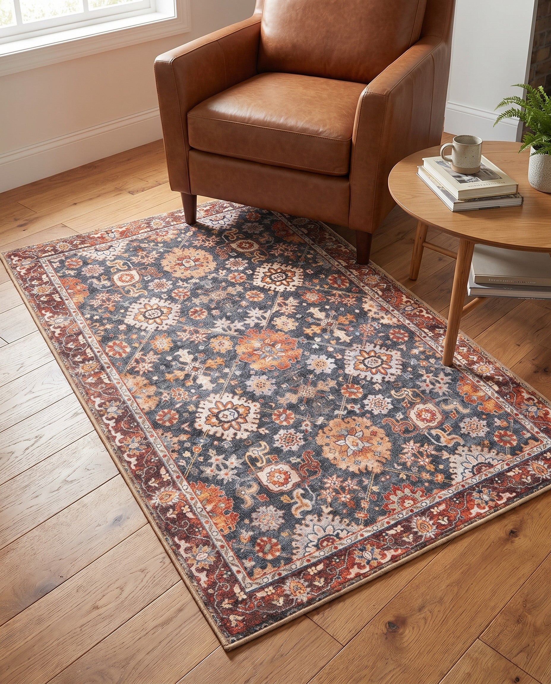 3' 6 x 5' 6 Washable Timeless Rug