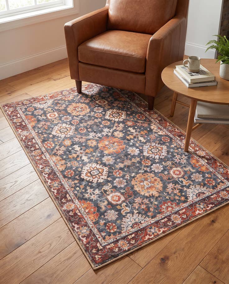 Detail image of 3' 6 x 5' 6 Washable Timeless Rug