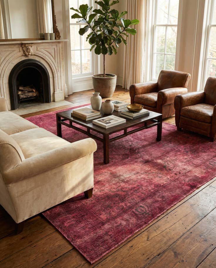 Detail image of 6' x 9' 1 Hand Knotted Ultra Vintage Persian Wool Rug