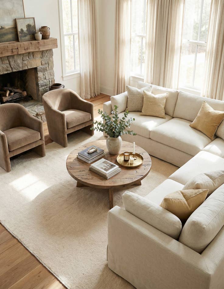 Detail image of 8' x 10' 3  Hand Knotted Oushak Wool Rug