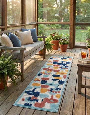 2' x 8' Easy-Clean Belize Indoor / Outdoor Runner Rug