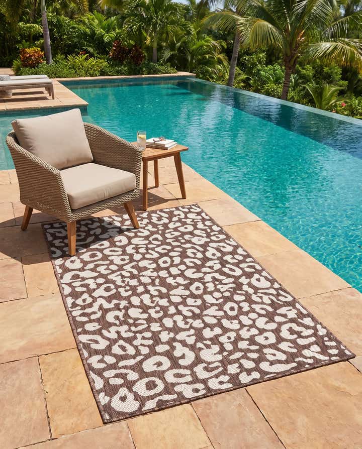 3' x 5' 3 Easy-Clean Safari Indoor / Outdoor Rug