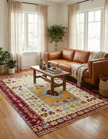5' 6 x 7' 10 Hand Knotted Darya Rug