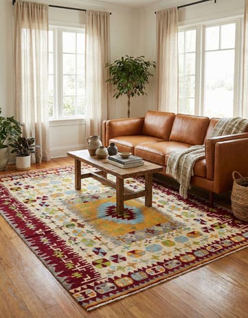 5' 6 x 7' 10 Hand Knotted Darya Rug