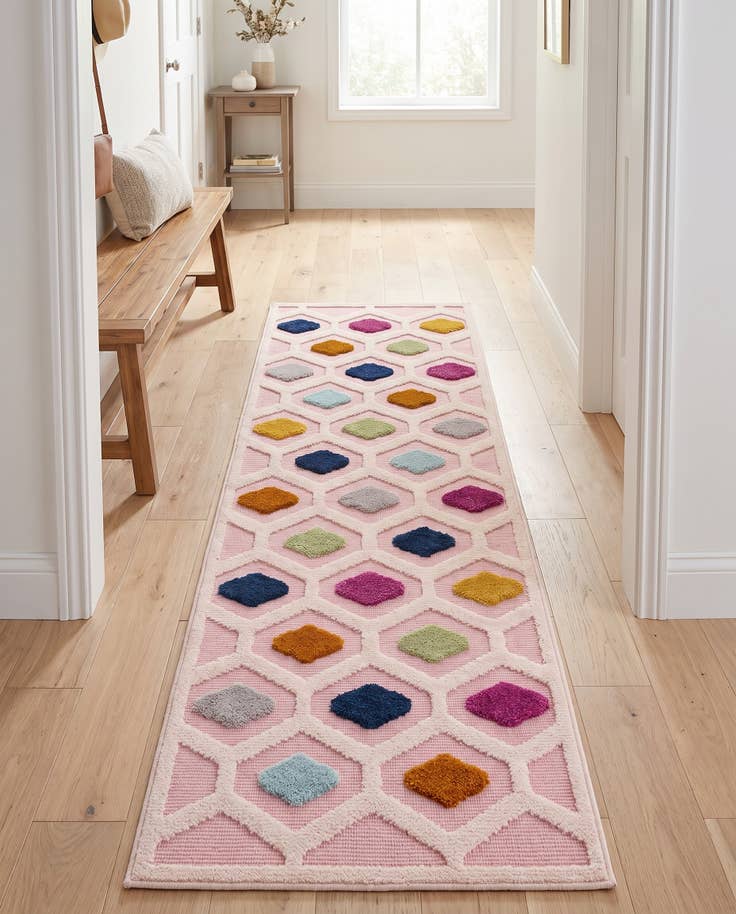 Detail image of 2' x 8' Easy-Clean Aruba Indoor / Outdoor Runner Rug