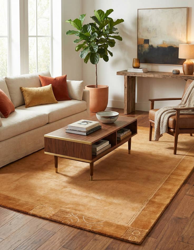 Detail image of 4' 8 x 6' 7  Hand Knotted Nepal Rug