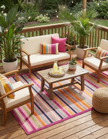 9' x 12' Easy-Clean Aruba Indoor / Outdoor Rug