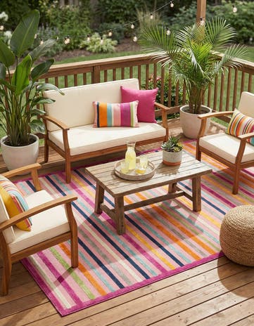 9' x 12' Easy-Clean Aruba Indoor / Outdoor Rug
