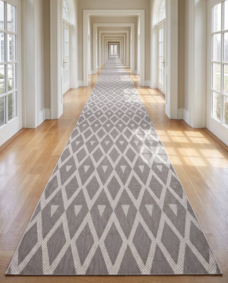 Detail image of 5' x 82' Easy-Clean Indoor / Outdoor Runner Rug