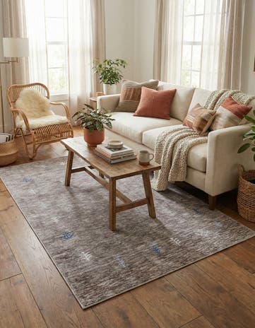 5' 3 x 8' Gabbeh Rug