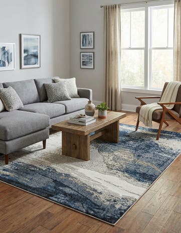Blue Oslo Rug
