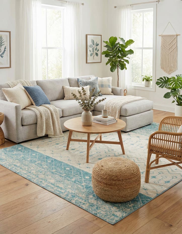 7' 10 x 10' Moroccan Trellis Rug