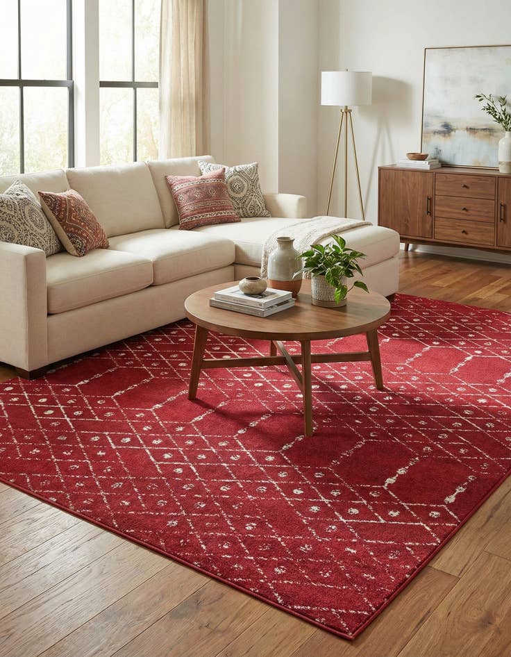 Detail image of  7' 10 x 10' Paxon Trellis Rug