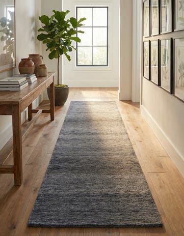 2' 8 x 10' Hand Knotted Gabbeh Wool Runner Rug