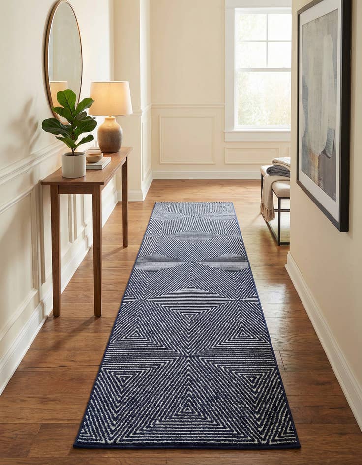 Detail image of 2' 7 x 12'  Washable Sabrina Soto Indoor / Outdoor Runner Rug