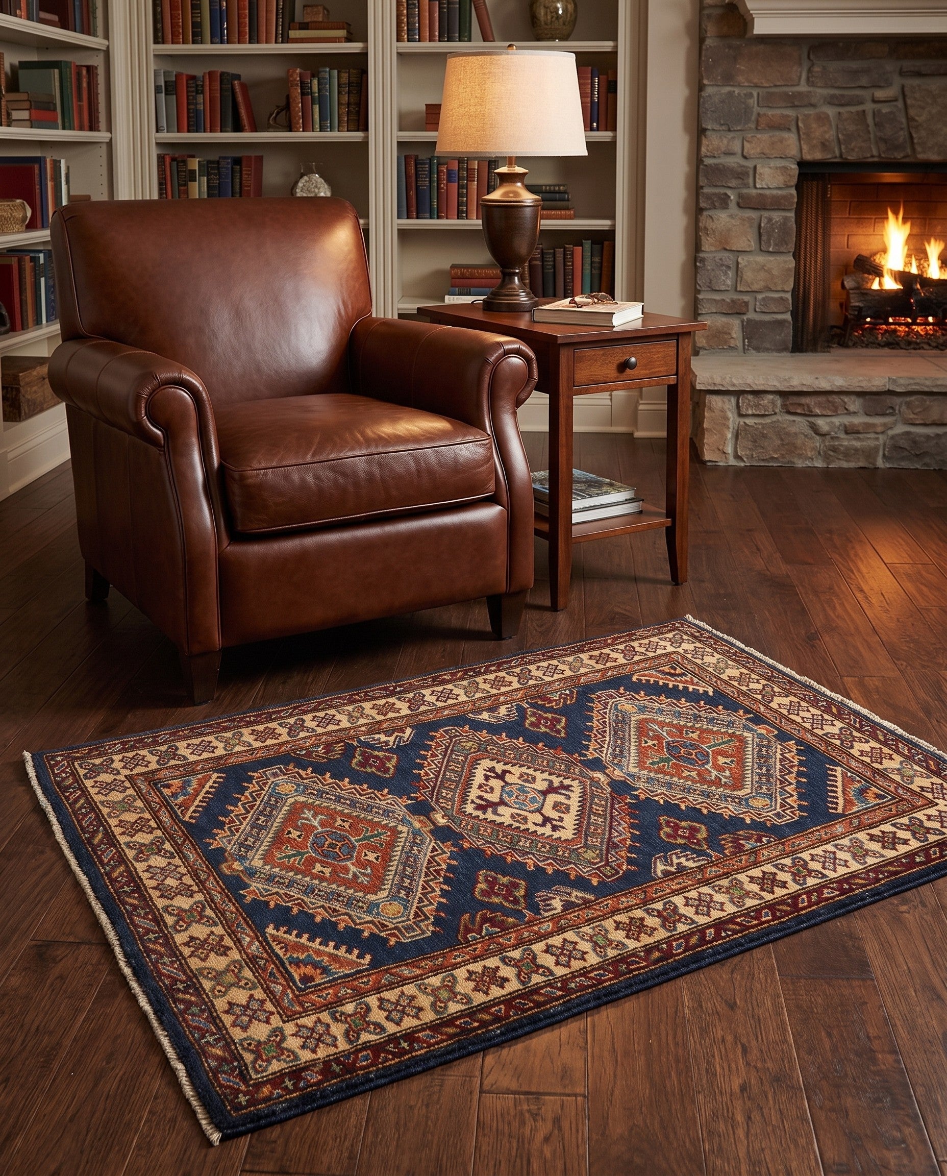 2' 10 x 3' 11 Hand Knotted Kazak Rug