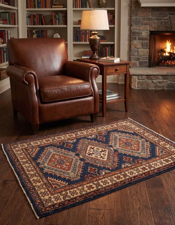 2' 10 x 3' 11 Hand Knotted Kazak Rug
