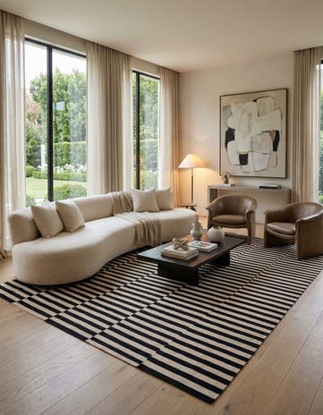 8' 2 x 11' 3 Hand Woven Kilim Modern Wool Rug