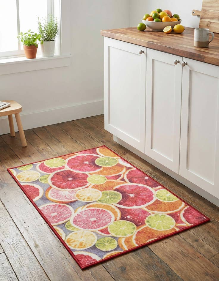 Detail image of  2' x 3' 1  Washable Jill Zarin Caribbean Indoor / Outdoor Rug