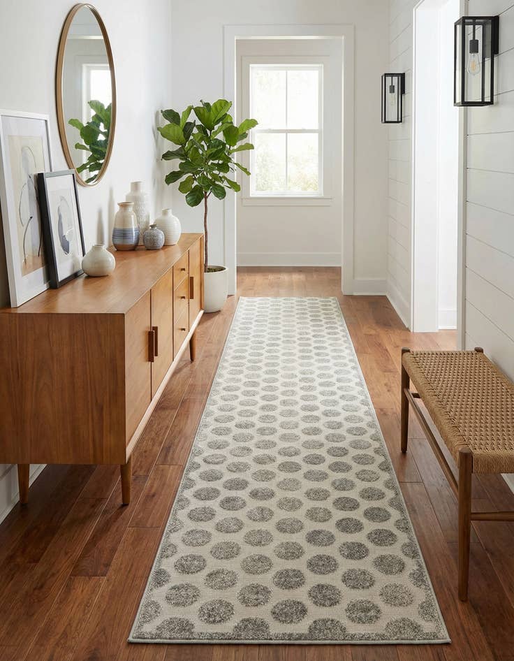 Detail image of 2' 7 x 12'  Washable Sabrina Soto Indoor / Outdoor Runner Rug