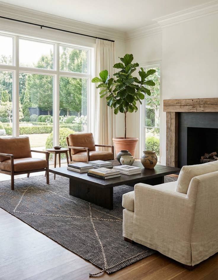 Detail image of 9' 5 x 12'  Hand Knotted Darya Wool Rug