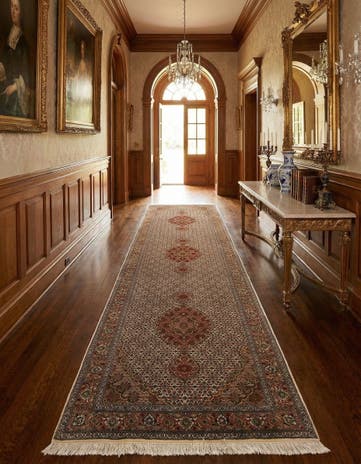 3' 6 x 13' 3 Tabriz Wool Runner Rug