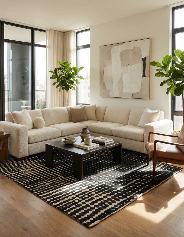 Detail image of 9' x 12' 2  Hand Knotted Darya Wool Rug