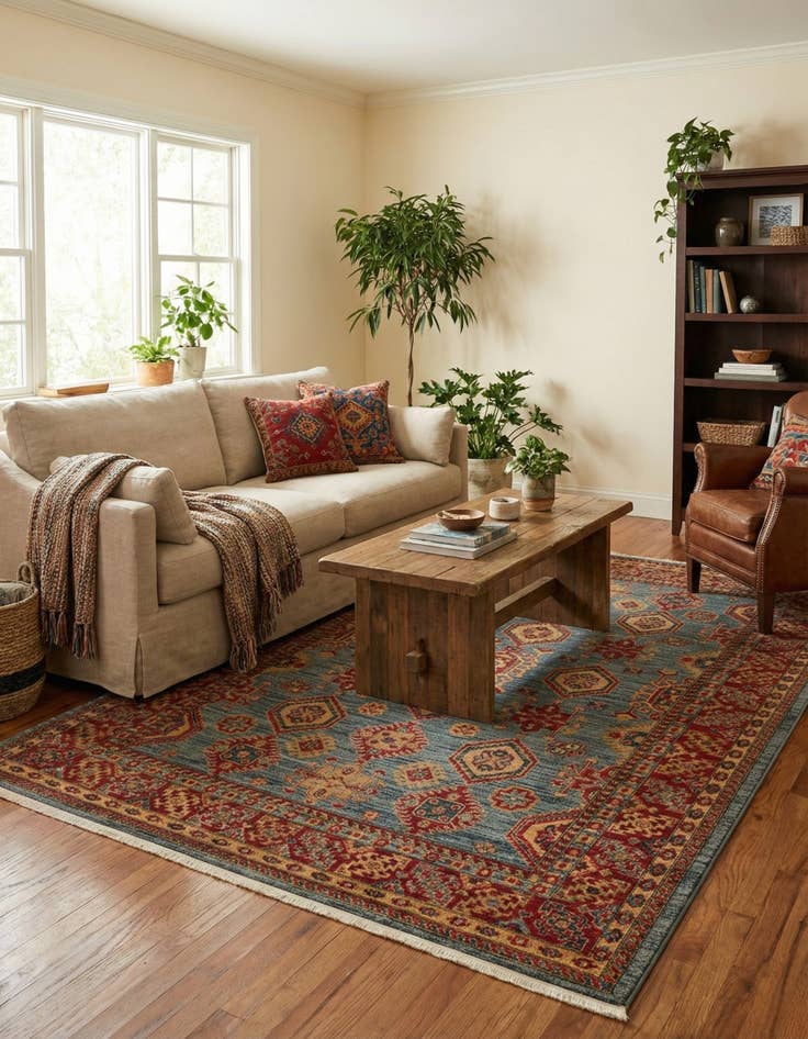 Detail image of 7' x 10' Serapi Rug