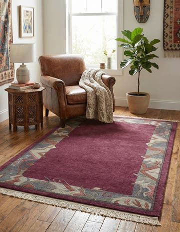 3' x 5' 6 Hand Knotted Nepal Wool Rug