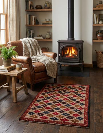 2' 10 x 4' 5 Hand Knotted Balouch Persian Wool Rug