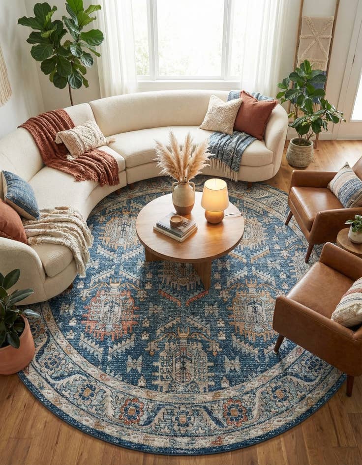 Detail image of  12' x 12' Nyla Round Rug