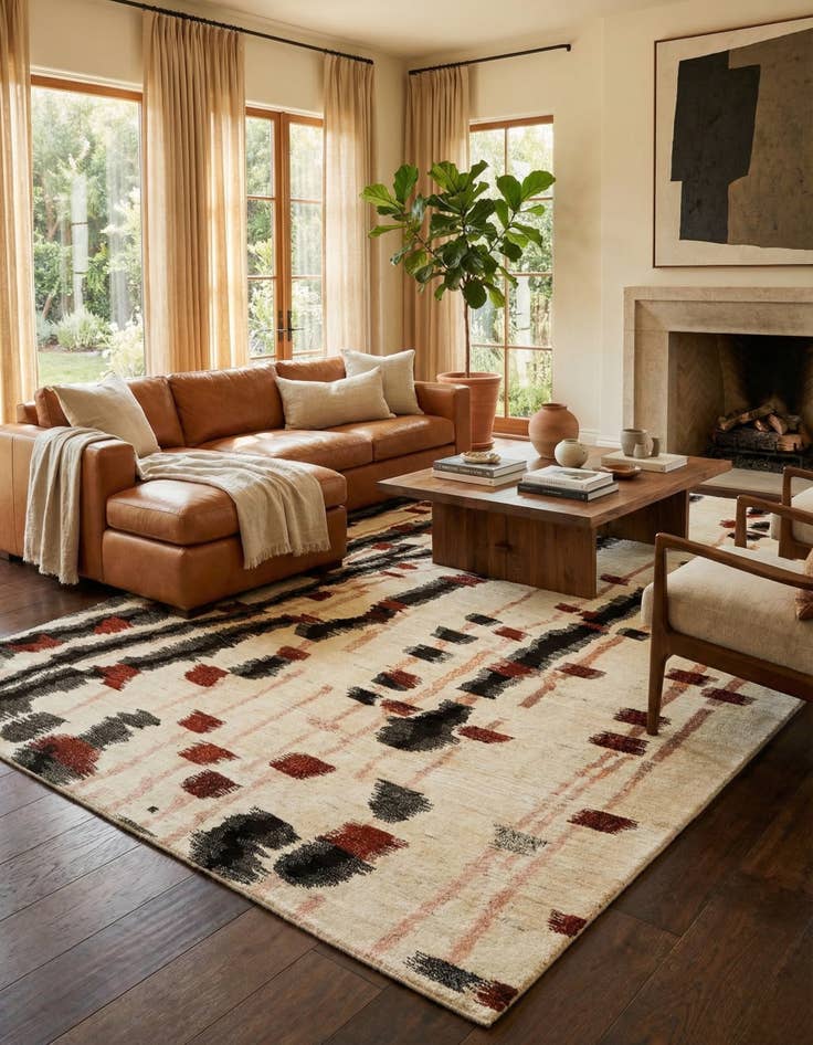 Detail image of 7' x 10' Kashkuli Wool Rug